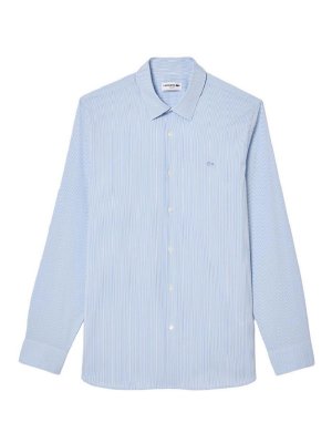 LACOSTE: シャツ - シャツ - ブルー