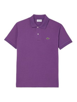 LACOSTE: polo shirts - Purple T-Shirt And Polo
