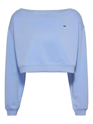 TOMMY HILFIGER: Strickpullover mit Rundhalsausschnitt - Rundhalspullover - Blau