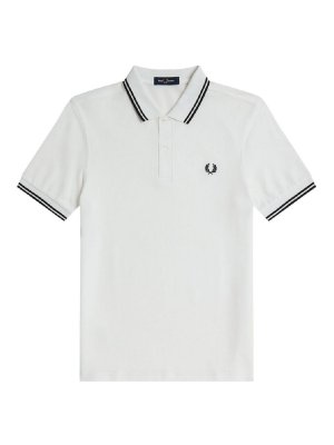 FRED PERRY: polo - T-Shirt E Polo Bianco