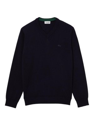 LACOSTE: カーディガン - カーディガン - ブルー