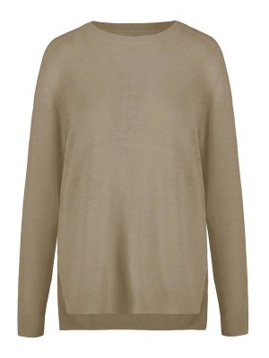 BOMBOOGIE: Pull col rond - Pull Col Rond - Beige
