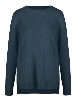 BOMBOOGIE: Pull col rond - Pull Col Rond - Bleu
