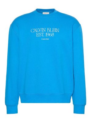 CALVIN KLEIN: Sweatshirts & Pulls - Sweat-Shirts - Bleu