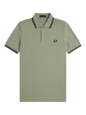 FRED PERRY: polo - T-Shirt E Polo Verde