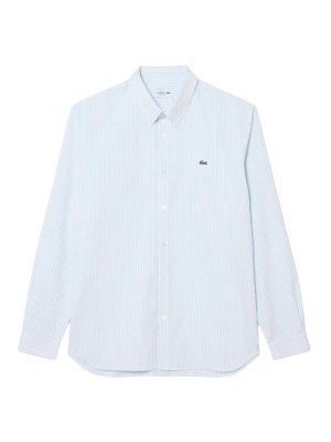 LACOSTE: シャツ - シャツ - 白