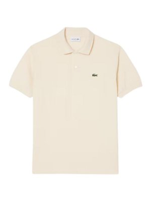 LACOSTE: polo shirts - Cream T-Shirt and Polo