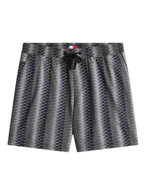 TOMMY HILFIGER: Trousers Shorts - Black Shorts