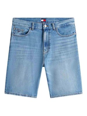 TOMMY HILFIGER: Trousers Shorts - Blue Shorts