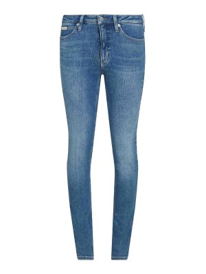 CALVIN KLEIN: Jeans skinny - Jean Skinny - Bleu