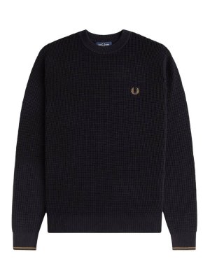 FRED PERRY: クルーネック - クルーネック - 黒