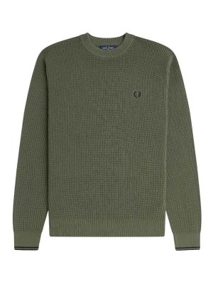 FRED PERRY: クルーネック - クルーネック - 緑
