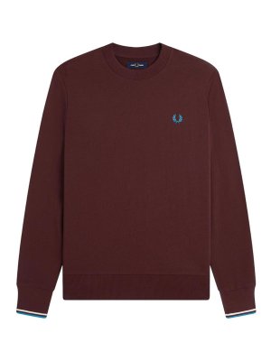 FRED PERRY: Sweatshirts und Pullover - Sweatshirt - Dunkelrot