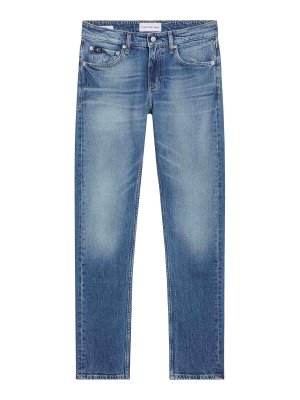 CALVIN KLEIN: straight leg jeans - Jeans Blu
