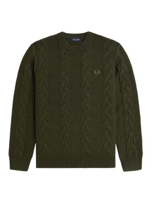 FRED PERRY: casual trousers - Green Shirt