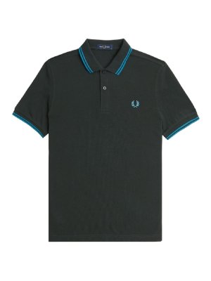 FRED PERRY: polo - T-Shirt E Polo Verde