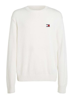 TOMMY HILFIGER: Suéteres con cuello pico - Suéter Cuello Redondo - Blanco