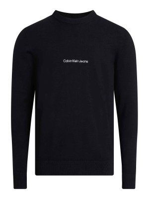 CALVIN KLEIN: スウェット＆セーター - スウェットシャツ/セーター - 黒