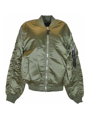 ALPHA INDUSTRIES: Kurze Daunenjacken - Daunenjacke - Grün