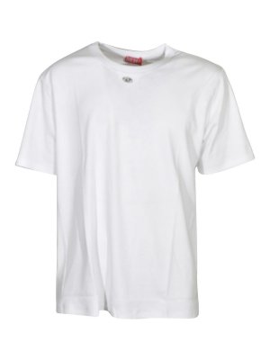 DIESEL: Tシャツ - Tシャツ - ライトグレー