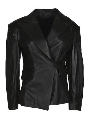 DONDUP: leather jacket - Jackets