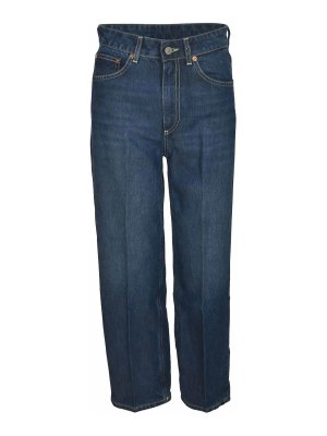 DONDUP: Jeans Rectos - Vaqueros Rectos - Gris Oscuro