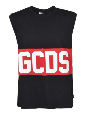 GCDS: t-shirts - T-Shirts And Polos Black