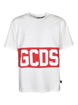 GCDS: T-shirts - T-Shirt - Beige