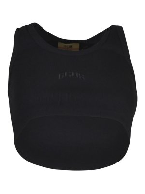 GCDS: Tops & Tank tops - Top Black