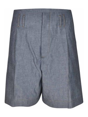 LANVIN: Trousers Shorts - Shorts Blue