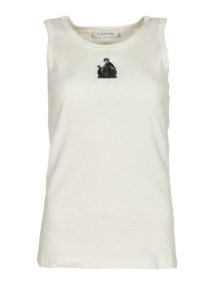 LANVIN: Tops und Tank Tops - Top - Weiß