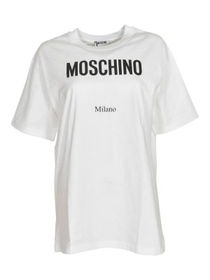 MOSCHINO: T-shirts - T-Shirt - Creme
