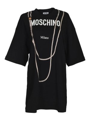 MOSCHINO: ショートドレス - ショートドレス - ダークグリーン