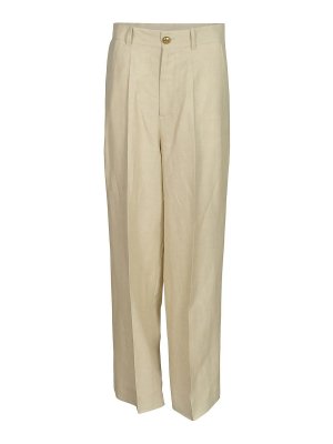 P.A.R.O.S.H.: casual trousers - Trousers Sand