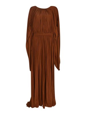 LANVIN: Maxikleider - Maxikleid - Braun