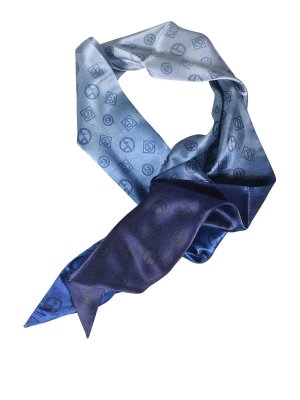 GIORGIO ARMANI: sciarpe e foulard - Sciarpe Blu