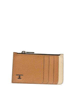 TOD'S: 財布＆ポーチ - 財布 - ライトブラウン