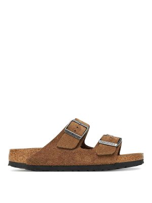 BIRKENSTOCK: サンダル - サンダル - ダークグレー