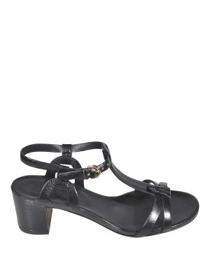 FABRIZIO DEL CARLO: Sandalen - Sandalen - Schwarz