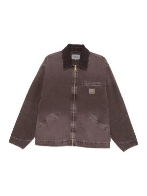 CARHARTT: Jeansjacken - Jeansjacke - Braun