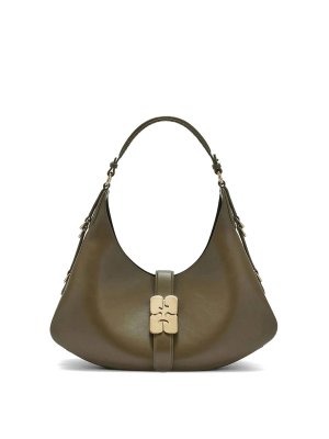 GANNI: shoulder bags - Kat Small Butter