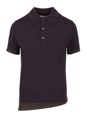 Acne Studios: Polos - Polo - Púrpura