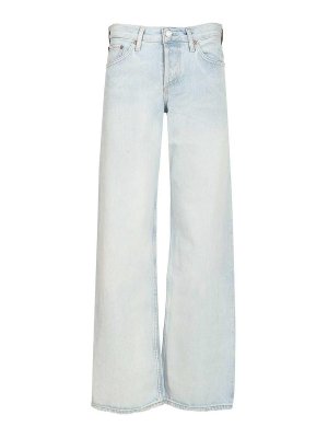 AGOLDE: Schlagjeans - Schlagjeans - Hellblau