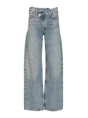 AGOLDE: flared jeans - Arc Criss Cross Jeans By Conclusion