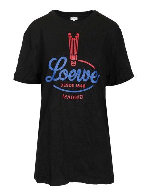 LOEWE: Tシャツ - Tシャツ - 黒