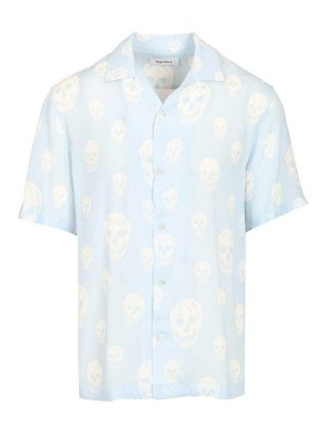 ALEXANDER MCQUEEN: Camisas - Camisa - Azul Claro