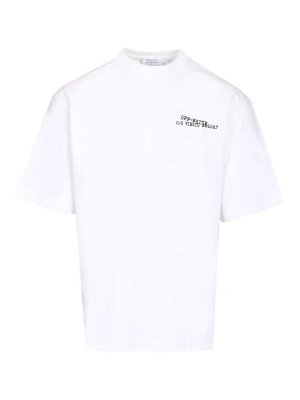 OFF-WHITE: Tシャツ - Tシャツ - 白