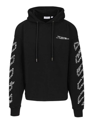 OFF-WHITE: スウェット＆セーター - スウェットシャツ/セーター - 黒