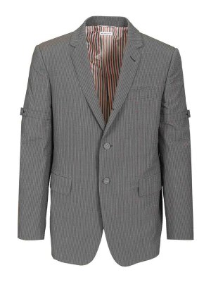 THOM BROWNE: Vestes de costume - Blazer - Gris