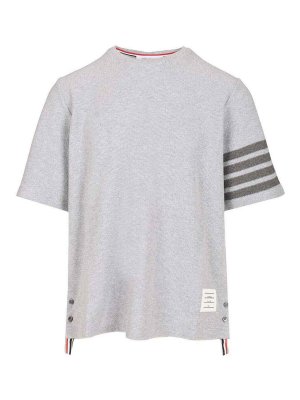 THOM BROWNE: Camisetas - Camiseta - Gris